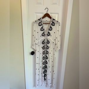 Black and White Free People Dress